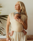 chekoh baby werap carrier for newborn in dune colour perfect sandy beige neutral 