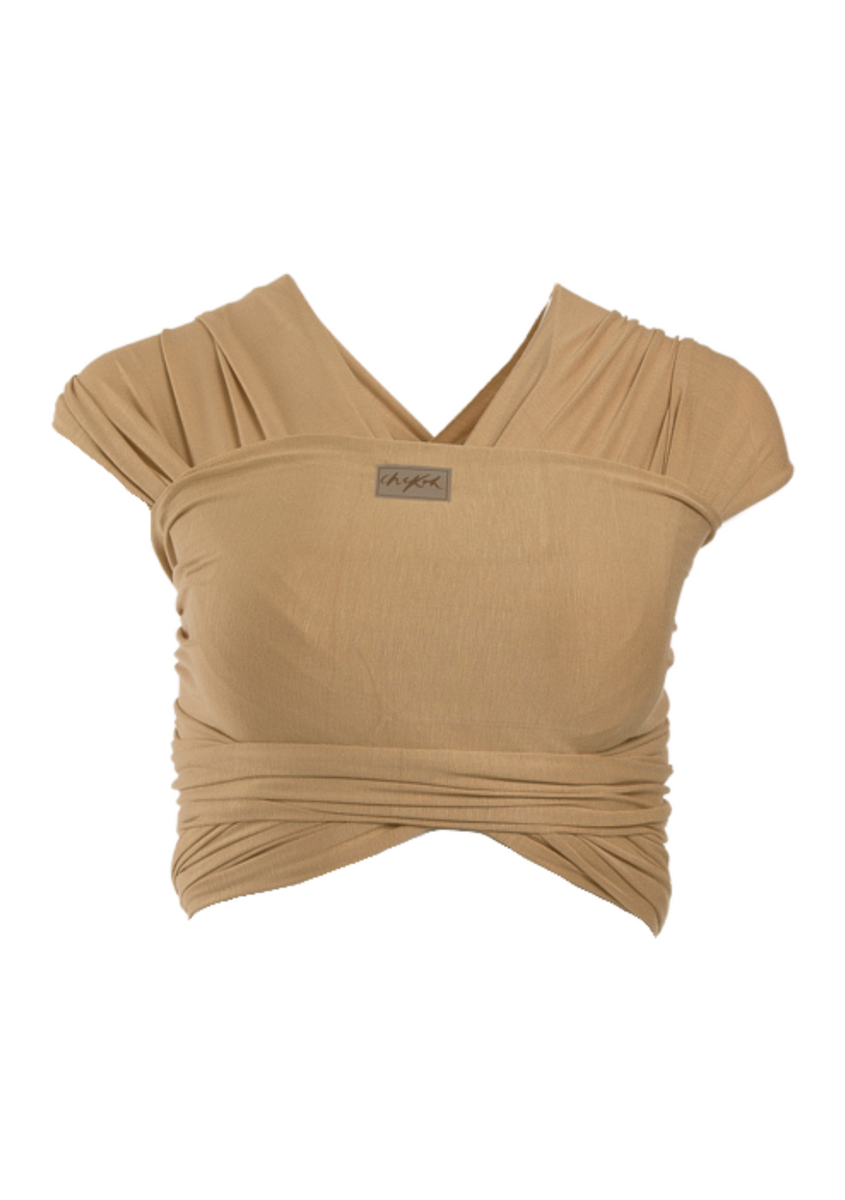 Camel Chekoh Stretchy Baby Wrap Carrier