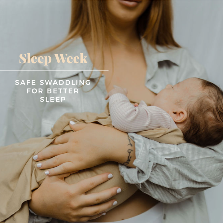 Safe swaddling for better sleep ☁️ ✨