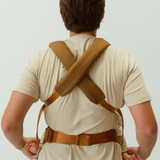 almond coloured baby clip carrier by chekoh australian owned and perfect for newborns and toddlers 