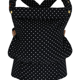 Chekoh Baby's limited edition black and white Polka Dot Clip Carrier 2.0 - Australia's favourite baby carrier