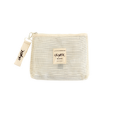 Image of Sling Storage Bag by Chekoh Baby featuring logo patch on the front and detachable embroidered key ring