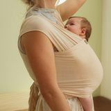 chekoh baby werap carrier for newborn in dune colour perfect sandy beige neutral 
