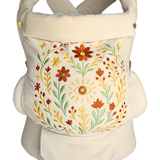 Chekoh Juni Clip Baby Carrier Folk Art Spring Autumn Embroidered Velvet