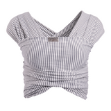Grey Stripe Wrap
