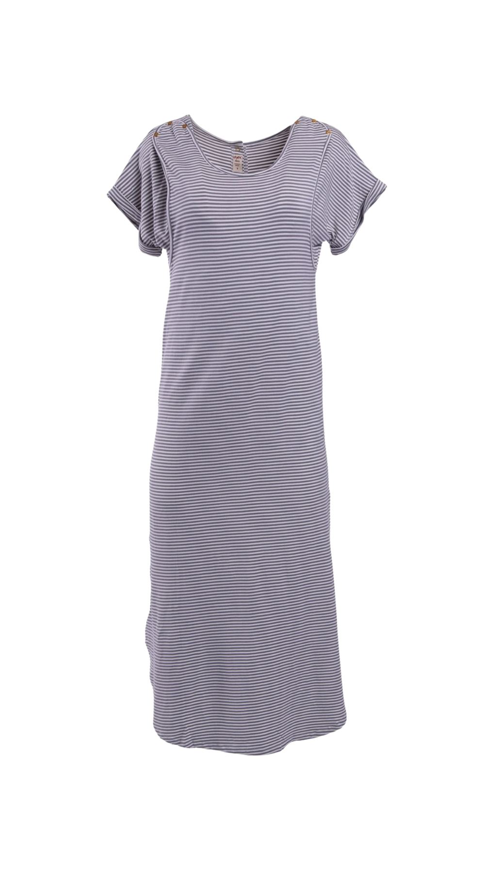 Grey Stripe Journey Dress