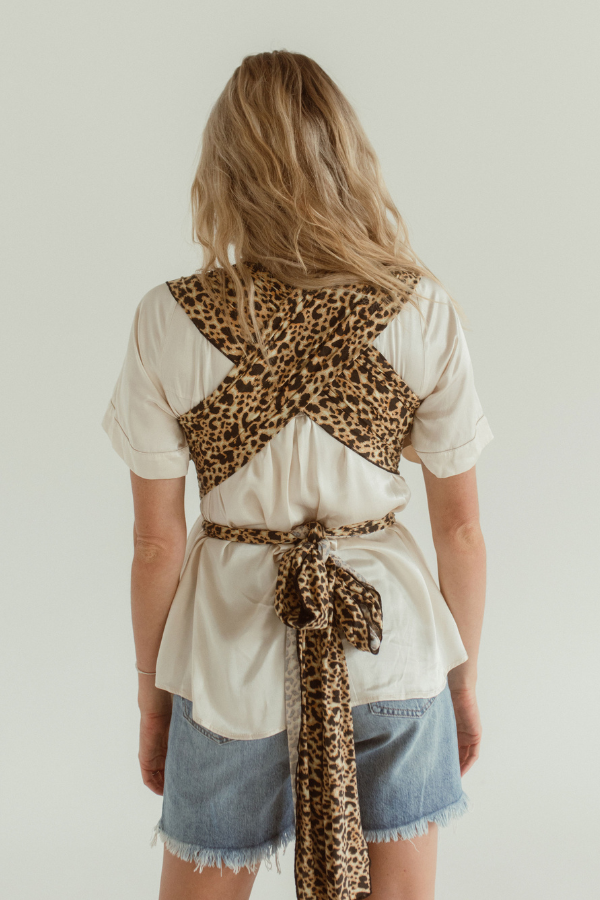 Leopard baby wrap carrier on sale