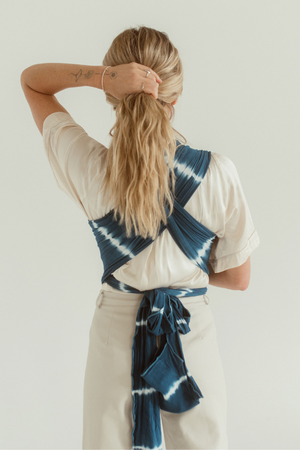 indigo tie dye tiedye best stretchy wrap carrier from australia chekoh best bamboo baby carrier for newborn