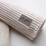 baby newborn swaddle swaddles soft bamboo child essential babyshower gift shower sprinkle spandex stretchy nursery must have swaddled australian aussie eco colour color gender neutral unisex boy girl pink blush beige dusty white