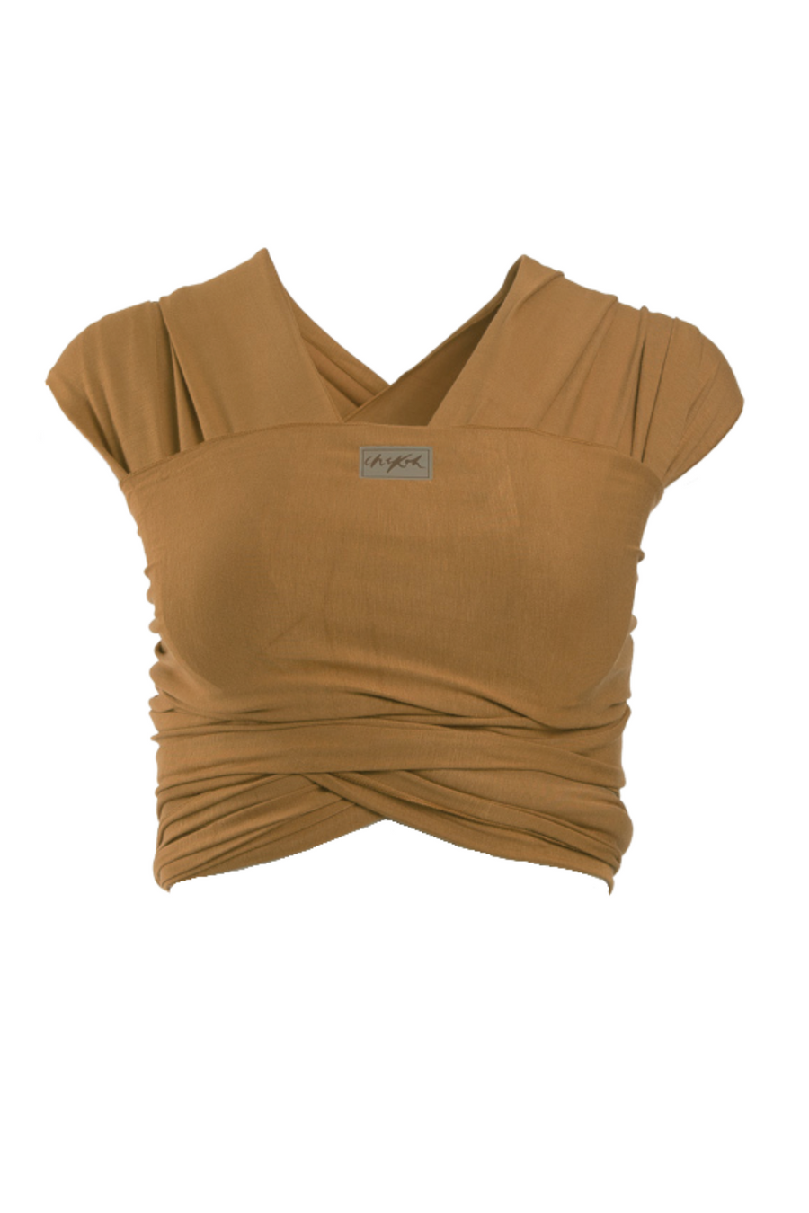 ochre golden brown mustard best stretchy wrap carrier from australia chekoh best bamboo baby carrier for newborn