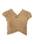 camel neutral colour stretchy wrap carrier from australia chekoh best bamboo baby carrier for newborn 