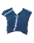 indigo tie dye tiedye best stretchy wrap carrier from australia chekoh best bamboo baby carrier for newborn