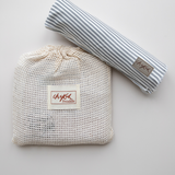 baby newborn swaddle swaddles soft bamboo child essential babyshower gift shower sprinkle spandex stretchy nursery must have swaddled australian aussie eco grey stripe gray gender neutral unisex girl boy