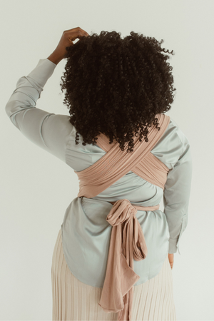 cinta beige best stretchy wrap carrier from australia chekoh best bamboo baby carrier for newborn