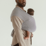 black stripe stretchy wrap carrier from australia chekoh best bamboo baby carrier for newborn 