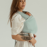 teal green blue best stretchy wrap carrier from australia chekoh best bamboo baby carrier for newborn