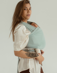 teal green blue best stretchy wrap carrier from australia chekoh best bamboo baby carrier for newborn