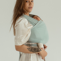 teal green blue best stretchy wrap carrier from australia chekoh best bamboo baby carrier for newborn