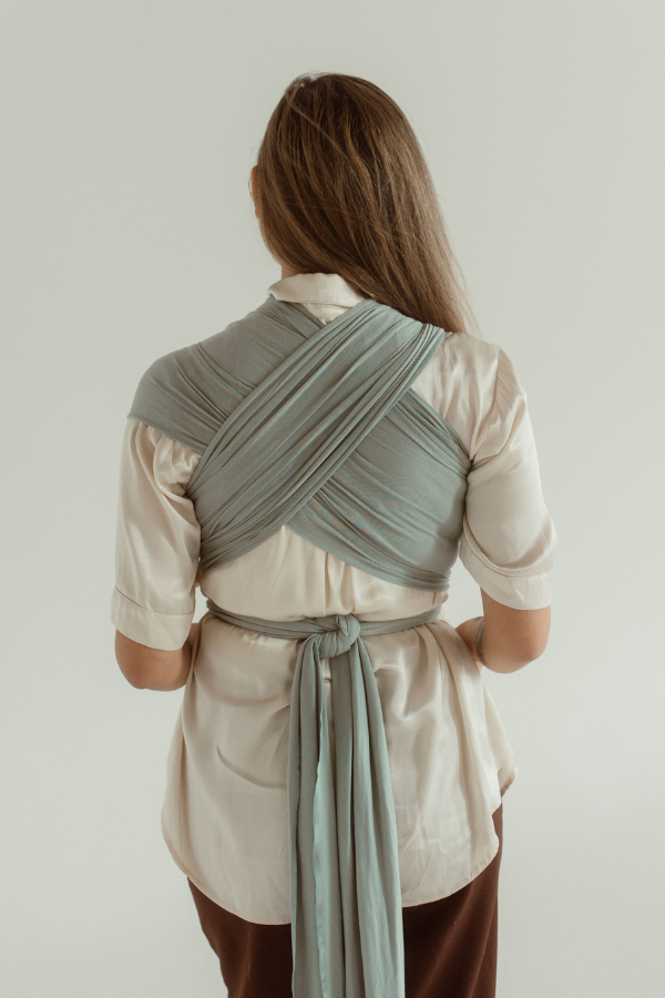 Teal Chekoh Stretchy Baby Wrap Carrier