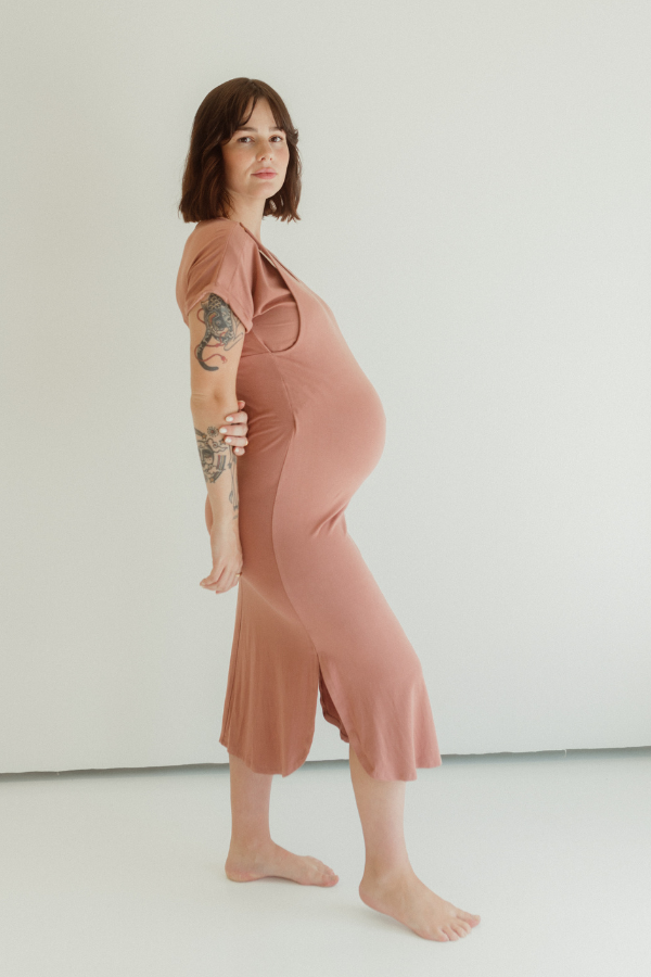 Chekoh Dusk Journey Dress Bump, Birth and Beyond Maternity Dress