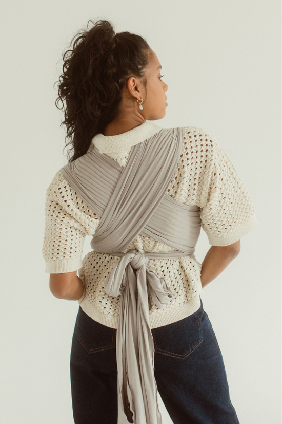 Asha Grey Chekoh Stretchy Baby Wrap Carrier