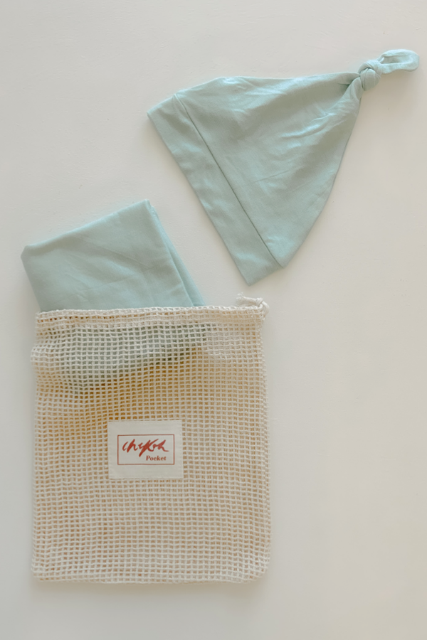 baby swaddle wrap newborn chekoh teal 