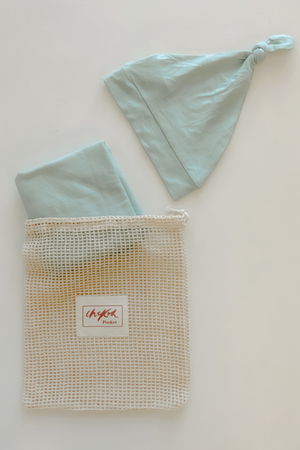 baby swaddle wrap newborn chekoh teal 